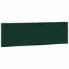 vidaXL Coussin de t&ecirc;te de lit Hanko vert fonc&eacute; 160 cm velours
