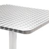 vidaXL Table de jardin Argent&eacute; 60x60x70 cm Aluminium