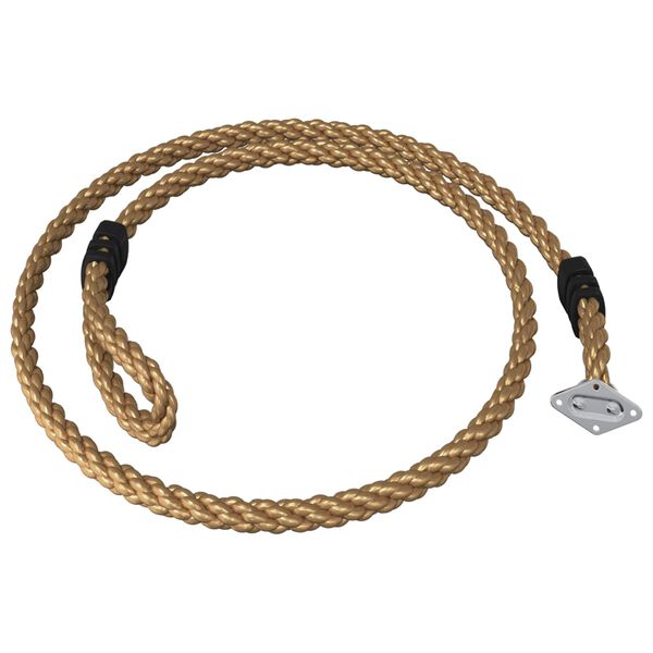 vidaXL Corde d'escalade Marron 305 cm Nylon