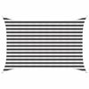 vidaXL Voile d'ombre 2 x 2,5 m HDPE Rectangulaire Anthracite et blanc