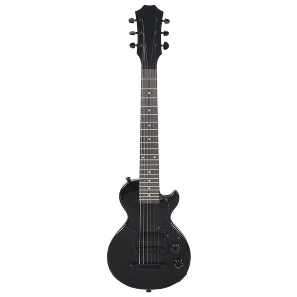 vidaXL Guitare électrique pour enfants avec sac noir 3/4 30"