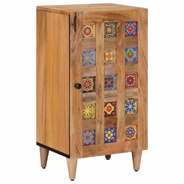 vidaXL Buffet Naturel 40 x 33,5 x 75 cm Bois de mangue massif