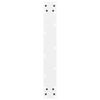 vidaXL Pieds de table de bar Blanc 2 pi&egrave;ces 60 x (90-91) cm Acier