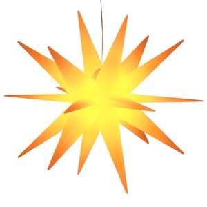 vidaXL Lumi&egrave;re de No&euml;l avec LED pliable jaune 43 cm