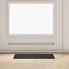 vidaXL Tapis de porte Anthracite 60 x 40 x 1.2 cm Tissu en teddy