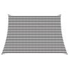 vidaXL Voile d'ombre 3 / 4 x 3 m HDPE Rectangulaire Anthracite et blanc