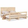 vidaXL Cadre de lit sans matelas avec t&ecirc;te de lit 200x200 cm