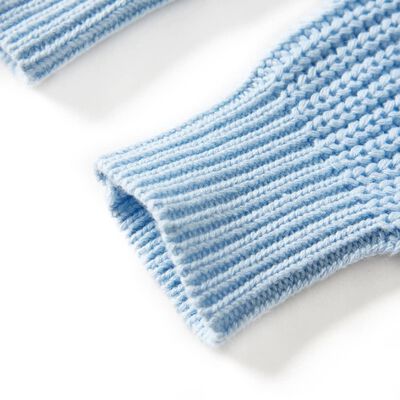 Pull-over tricoté pour enfants bleu 92