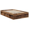 vidaXL Cadre de lit Bois ancien 120 x 190 cm Bois d'ing&eacute;nierie