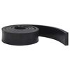 vidaXL Bordure en caoutchouc de chasse-neige noir 300x8x2 cm