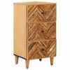 vidaXL Armoires de rangement avec tiroir Marron 40 x 33,5 x 75 cm