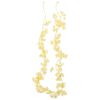 vidaXL Guirlandes de fleurs 6 pcs champagne 180 cm