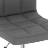 vidaXL Chaises pivotantes &agrave; manger lot de 6 gris similicuir