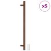vidaXL Poign&eacute;es d'armoire 5 pcs bronze 320 mm acier inoxydable