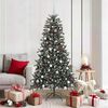 vidaXL Sapin de No&euml;l artificiel Vert 180 cm PVC, plastique et acier