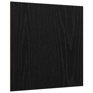 vidaXL Panneaux d&eacute;coratifs 12 pc Ch&ecirc;ne noir 30 x 30 x 0,27 cm