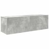 vidaXL Ensemble de meubles TV 4 pcs Gris b&eacute;ton Bois d'ing&eacute;nierie