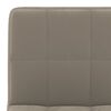 vidaXL Chaises pivotantes &agrave; manger lot de 2 gris clair velours