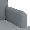 vidaXL Ensemble de Canap&eacute;s 2 pcs Gris clair 144 x 80 x 85 cm tissu