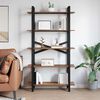 vidaXL &Eacute;tag&egrave;re Bois Ancien 100 x 33,5 x 178 cm Bois d'ing&eacute;nierie