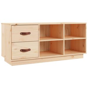 vidaXL Banc &agrave; chaussures 100x34x45 cm Bois de pin massif