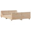 vidaXL Cadre de lit sans matelas 120x200 cm bois de pin massif