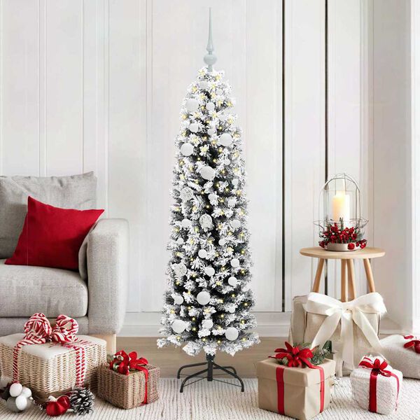vidaXL Sapin de No&euml;l artificiel Vert 150 cm PVC et acier et plastique