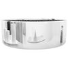 vidaXL Lavabo 40 x 15 cm C&eacute;ramique Argent&eacute;