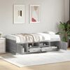 vidaXL Lit de jour avec tiroirs sans matelas sonoma gris 100x200 cm