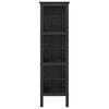 vidaXL Étagère Chêne noir 82 x 32 x 112 cm Bois d'ingénierie