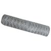 vidaXL Cl&ocirc;ture hexagonale Argent&eacute; 0,8 x 25 m Acier galvanis&eacute;