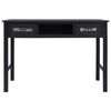 vidaXL Table console Noir 110x45x76 cm Bois