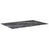 vidaXL Dessus de table noir 100x62 cm 8 mm verre tremp&eacute; design marbre
