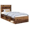 vidaXL Cadre de lit Bois ancien 90 x 190 cm Pin massif