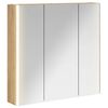 vidaXL Armoire Miroir de Salle de Bain avec &eacute;tag&egrave;re Ch&ecirc;ne artisan