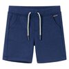 Short pour enfants avec cordon de serrage bleu fonc&eacute; 128