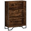 vidaXL Biblioth&egrave;que ch&ecirc;ne fum&eacute; 80x31x106 cm bois d'ing&eacute;nierie