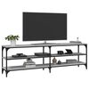 vidaXL Meuble TV sonoma gris 160x30x50 cm bois d'ingénierie