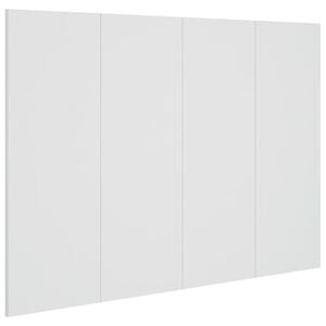 vidaXL T&ecirc;te de lit Blanc 120x1,5x80 cm Bois d'ing&eacute;nierie