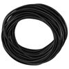 vidaXL Corde en Cuir Noir &Oslash;2,5 mm x 50 m Cuir