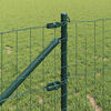 vidaXL Cl&ocirc;ture avec poteau Vert 0,6 x 50 m Acier et PVC