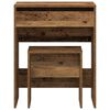 vidaXL Coiffeuse Bois Ancien 60 x 40 x 75 cm Bois d'ing&eacute;nierie