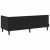 vidaXL Cadre de lit d'angle Noir 80 cm x 200 cm Velours