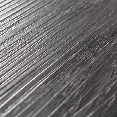 vidaXL Planches de plancher PVC autoadhésif 2,51 m² 2 mm Noir et blanc