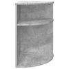 vidaXL Table d'appoint Gris b&eacute;ton 39,7 x 39,7 x 60 cm