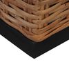vidaXL Ensemble de canap&eacute;s 3 pcs avec coussins Rotin naturel