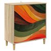 vidaXL Buffet BONN Sonoma 69 x 33 x 75 cm Bois d'ing&eacute;nierie