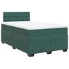 vidaXL Sommier &agrave; lattes de lit avec matelas vert fonc&eacute; 120x190 cm