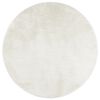 vidaXL Tapis OVIEDO &agrave; poils courts cr&egrave;me &Oslash; 100 cm