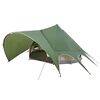 vidaXL Tente tipi avec toit avec &eacute;vent Vert et gris 600 x 600 x 347 cm